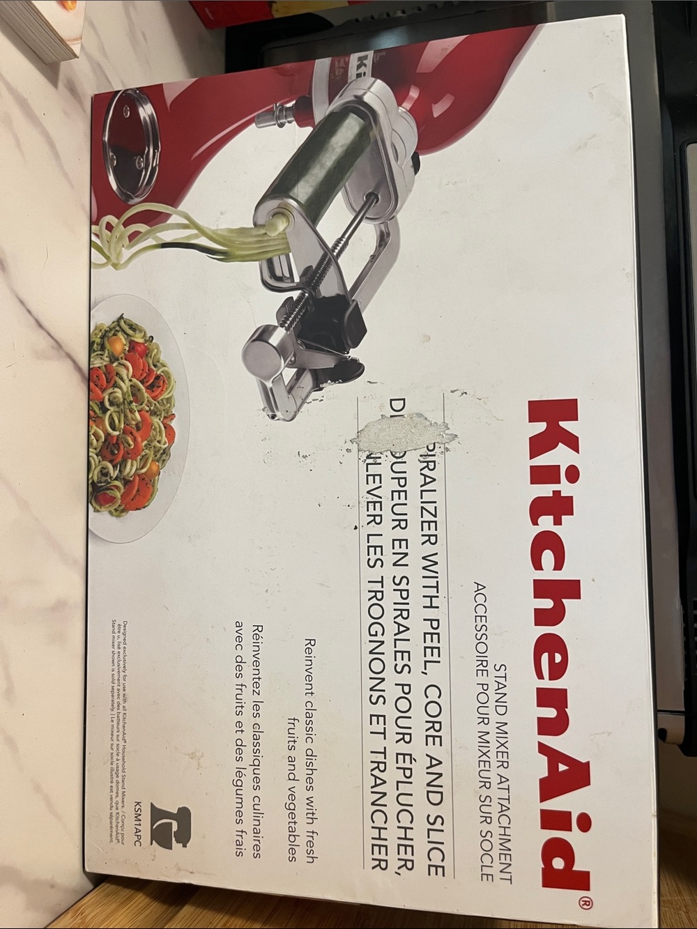 KitchenAid spiralizer and Inspiralized recipe book.